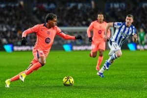 Gol Kilat Guedes Pupus Comeback Barcelona, Sociedad Akhiri Rentetan Kemenangan