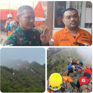 SAR Tambah Empat Tim Sisir Dasar Jurang Bulusaraung Cari Korban Pesawat Jatuh