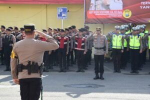 Polres Bone Gelar Apel Operasi Keselamatan Pallawa-2026, Fokus Tekan Pelanggaran dan Kecelakaan Lalu Lintas