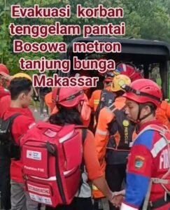 Pria Ditemukan Tewas Tenggelam di Pantai Wisata Bosowa Makassar