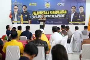 Bupati Syaharuddin Alrif Hadiri Pelantikan DPD AMPI Sidrap, Dorong Pemuda Berkontribusi Nyata