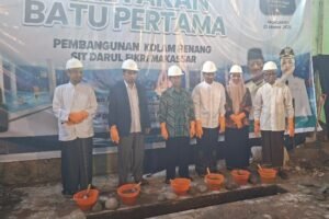 Tingkatkan Kualitas Pendidikan, SIT Darul Fikri Makassar Bangun Kolam Renang