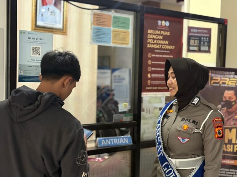 Polantas Menyapa” Hadir di Gowa: Urus STNK Kini Lebih Mudah dan Terbuka
