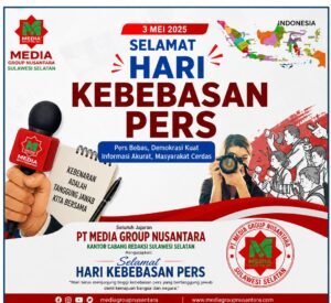 Segenap Pimpinan dan Seluruh Jajaran Cabang Redaksi PT Media Group Nusantara Memperingati Hari Kebebasan Pers, Tegaskan Komitmen Pers Merdeka, Profesional, dan Bertanggung Jawab