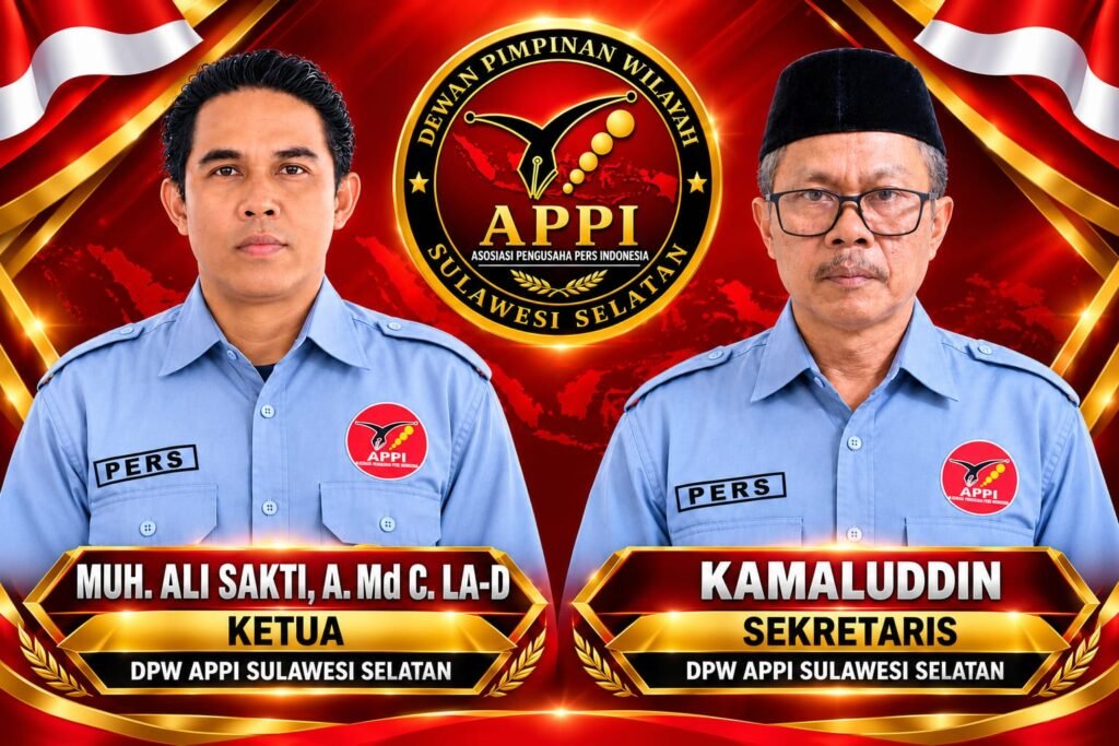 DPW APPI SULSEL DI BAWAH KOMANDO MUH. ALI SAKTI & KAMALUDDIN TEGASKAN PRINSIP: HIDUPKAN PERS, SEJAHTERAKAN PENGUSAHA PERS
